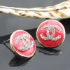 Promotion Price,Lovely gift White/Rose Red/Black Ear Studs Immitation Crystal Earring Classic Jewelry 