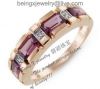 18K rose gold ring w/ ...