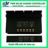 10A/20A 12V/24V LCD PWM Solar Battery Charge Controller with USB