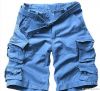Wholesale 100% cotton twill garment dyed cargo shorts