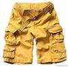 Wholesale 100% cotton twill garment dyed cargo shorts