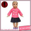 OEM fashion girl doll dress, 18 inch baby doll dress on sale