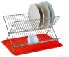 Folding dish rack with...