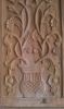 Large main entrance solid wood hand carved door