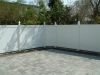 pvc white picket horse privacy fence