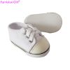 white doll sneakers, doll trainers, 18 inch doll shoes wholesale