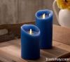 moving Flameless scented paraffin led candle, real wax candle