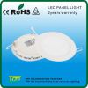Led panel light with recessed side emitting