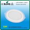 Recessed back emitting led panel light with glass cover
