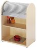 Cheap Wooden storage cabinet with rolling door