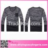 wholesale handmade V Neck Male knit wool sweater