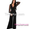 wholesale fashion long mesh sleeves ladies jumpsuit