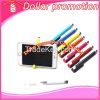 [Dollar promotion] Customized moq 5000pcs Multi function mobile phone ttouch screen ball point pen mixed color kawaii pen