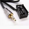 Aux Cable Audio Adapter 3.5MM Gold Plate For Ford Fiesta Mondeo MK3 Fo