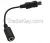 Mini USB to 3.5mm Microphone Adapter External Transfer Cable Wire