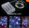 5M 50 led battery led string light 3pcs AA Battery Flashing LED strip