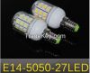 LED lamps E14 5050 220V 5W 5050SMD LED Bulbs 27 LEDs Spot light