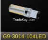Ultra Bright LED Silicone lamp G9 9W 3014 SMD 104s LEDs Droplight