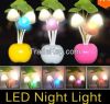 Mushroom Fungus Lamp 3 LEDs Nightlight bulb home decor LED RGB
