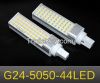 Aluminum Horizontal Plug light LED G24 SMD 5050 LED Corn bulb lamp