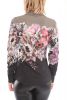 Floral Print Long Sleeve Women Shirts Made in Turkey