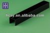 PVC plastic Extrusion Profiles & up and down sliding aluminum plastic stripe