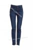 Lady's Skinny Stylish Blue Denim Jeans with Best Cheap
