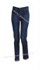 Blue Colour Fashion Design for 2014 Lady Jeans Wholesale Price