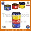 Manufacturer round metal tin can