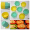  Silicone Soft Round Cake Muffin Chocolate Cupcake Liner Baking Cup Mold