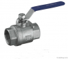 2 pc ball valve with lockable devices
