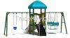 Outdoor affordable playground equipment swings & slides
