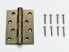 steel door hinges AB finish, 5"x4" heavy duty flat head butt hinges, quality bending hinges and flush hinges available from china door hinge manufacturer