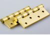 steel hinge with crown head GP finish, butt hinges and flag hinges available from china door hinge manufacturer