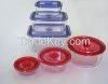 Glass Rectangular food Storage Container with Locklid