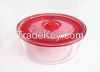 Glass Rectangular food Storage Container with PP Lid