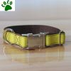 Customized Red Dog Collars With metal buckle