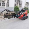 2022 first product small skid steer front end loader with bucket mini skid steer loader attachment skidsteer bagger mini