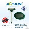 Outdoor use solar mole repeller