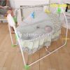 Metal frame cotton fabric auto baby rocker swing bed baby cradle cot bed electric baby bassinet crib wholesale China