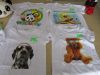 Heat transfer printing  on T-shirt transfer