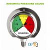 glyserine/silicon oil filled pressure gauge 