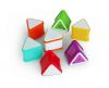 Prism design, seven colors portable speaker with Bluetooth function up to 10m