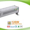 Warehouse lighting 120w 120lm/w IP65 LED linear high bay light with Mean Well
