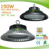 High quality 100W 120W 150W 200W 140LM/W high end UFO LED high bay lights with PC lens