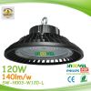 140lm/w  5 Years Warranty IP65 150w UFO Led High Bay Lights With 90 degree PC Lens