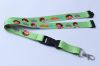 Polyester Lanyard With Plastic Buckle And Metal Hook