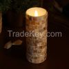 LED Pillar Candle (Real Wax)