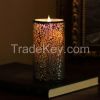 LED Mosaic Candle (Real Wax)