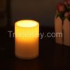 Home Impressions 3 x 4&quot; Colorful Plastic Flameless Led Candle with Timer Pillar